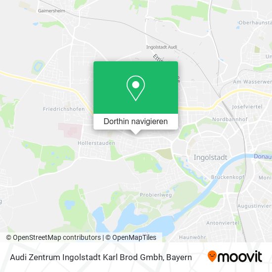 Audi Zentrum Ingolstadt Karl Brod Gmbh Karte