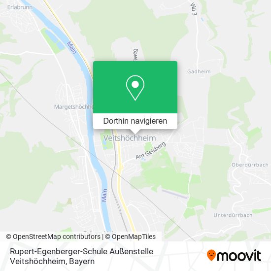 Rupert-Egenberger-Schule Außenstelle Veitshöchheim Karte