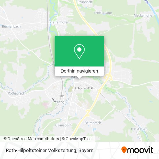 Roth-Hilpoltsteiner Volkszeitung Karte