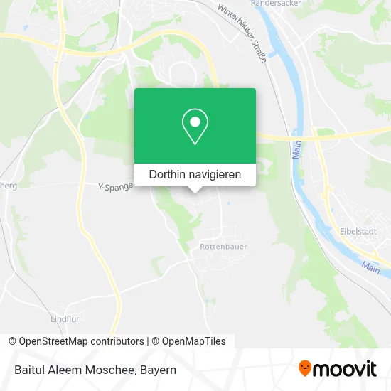 Baitul Aleem Moschee Karte