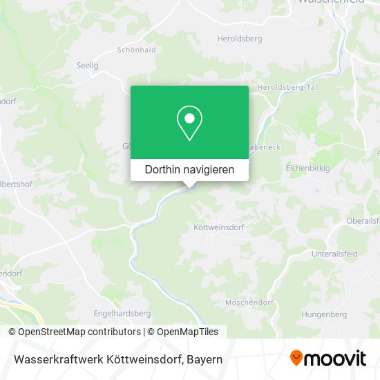 Wasserkraftwerk Köttweinsdorf Karte