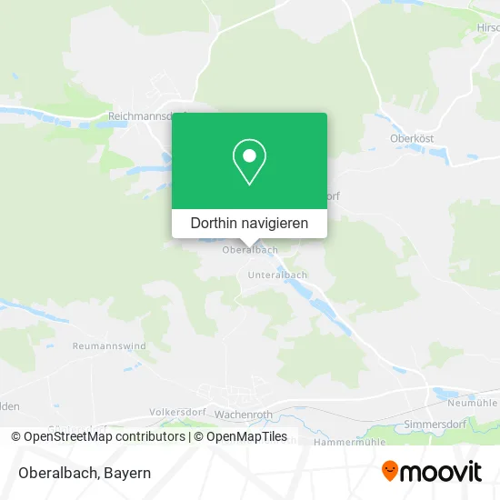 Oberalbach Karte