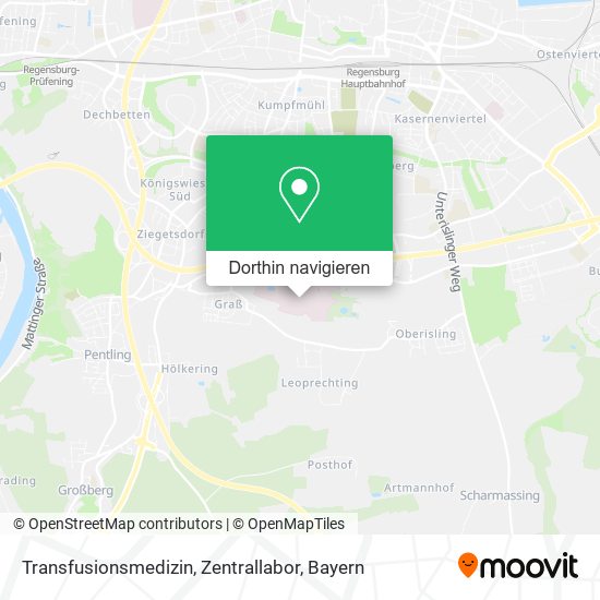 Transfusionsmedizin, Zentrallabor Karte