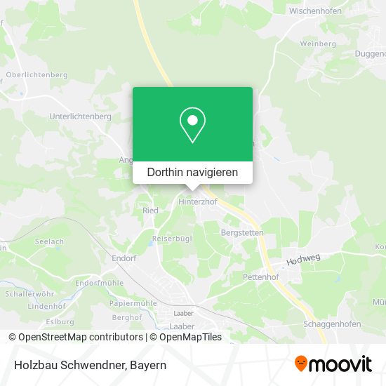 Holzbau Schwendner Karte