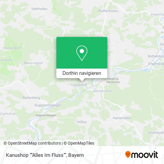 Kanushop ""Alles Im Fluss"" Karte