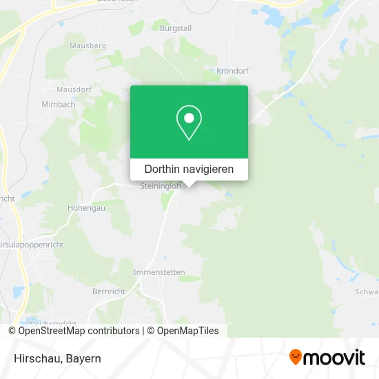 Hirschau Karte