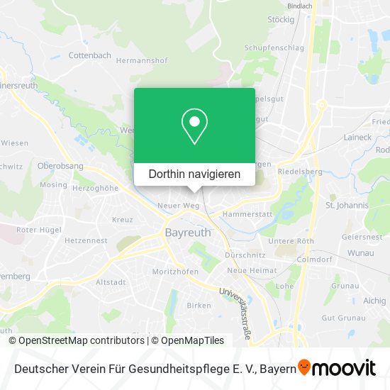 Deutscher Verein Für Gesundheitspflege E. V. Karte