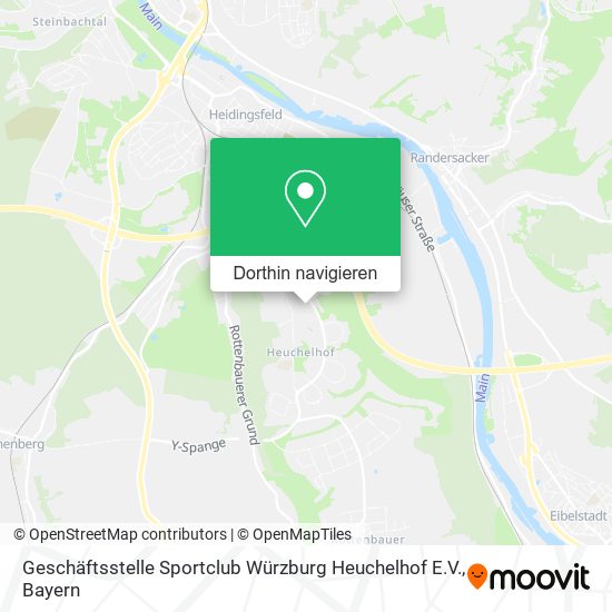 Geschäftsstelle Sportclub Würzburg Heuchelhof E.V. Karte
