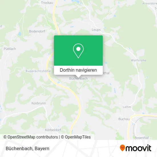 Büchenbach Karte
