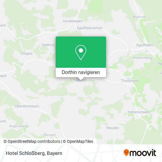 Hotel Schloßberg Karte
