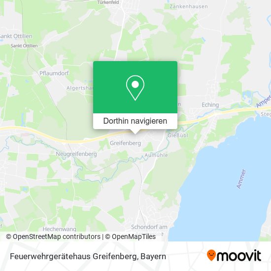 Feuerwehrgerätehaus Greifenberg Karte