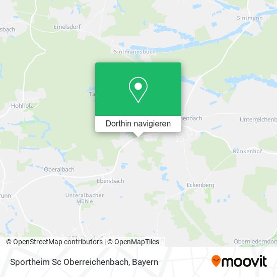 Sportheim Sc Oberreichenbach Karte