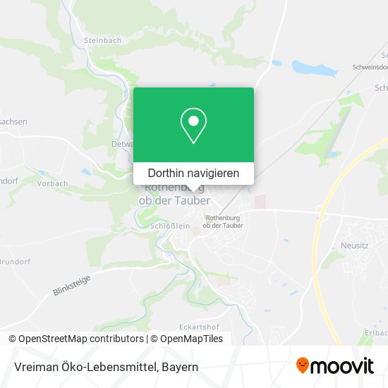 Vreiman Öko-Lebensmittel Karte