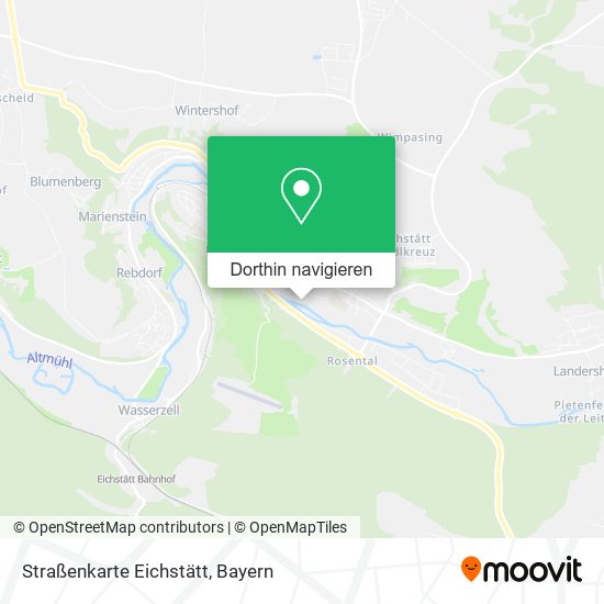 Straßenkarte Eichstätt Karte