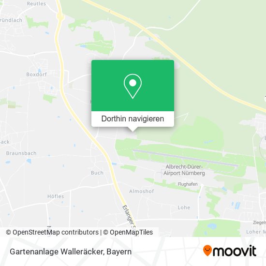 Gartenanlage Walleräcker Karte