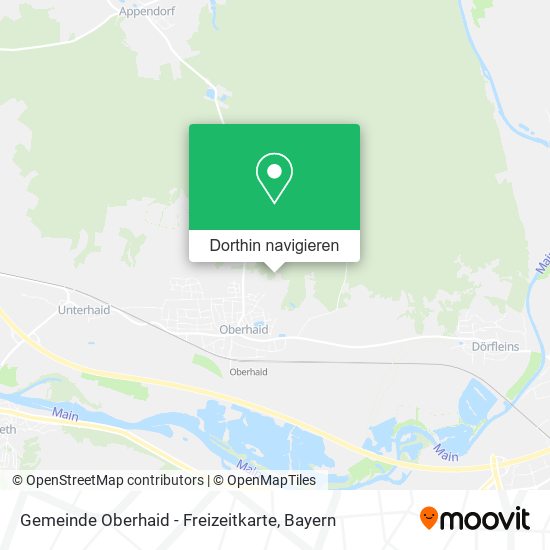 Gemeinde Oberhaid - Freizeitkarte Karte