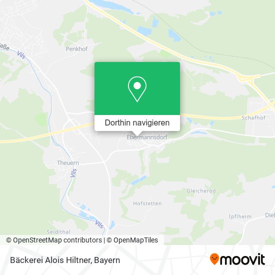 Bäckerei Alois Hiltner Karte