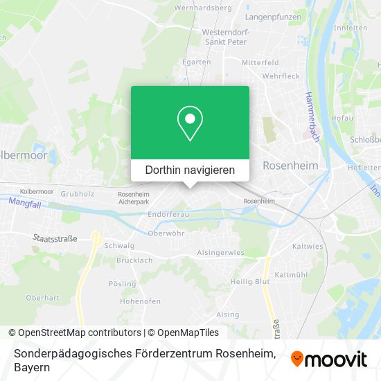 Sonderpädagogisches Förderzentrum Rosenheim Karte