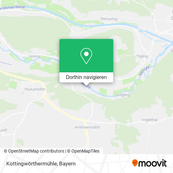 Kottingwörthermühle Karte