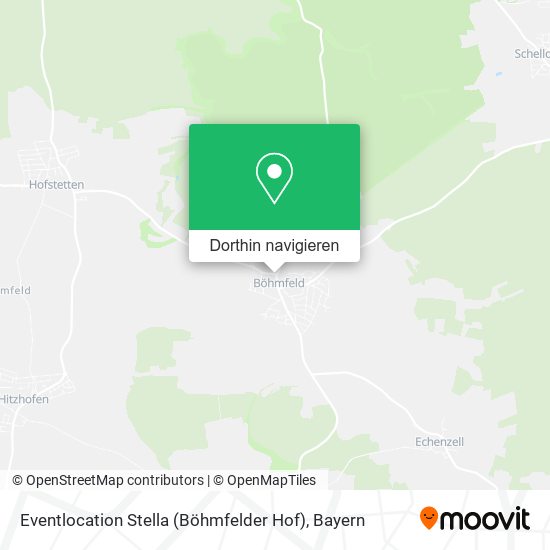 Eventlocation Stella (Böhmfelder Hof) Karte