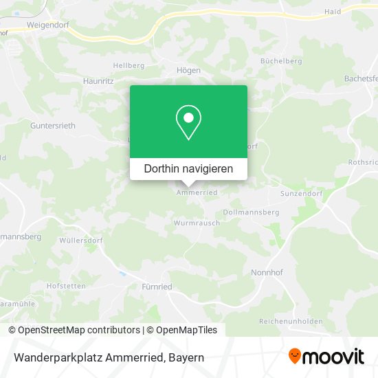 Wanderparkplatz Ammerried Karte