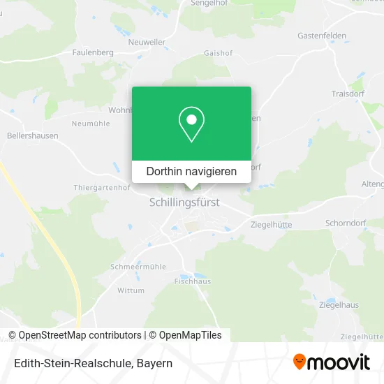 Edith-Stein-Realschule Karte