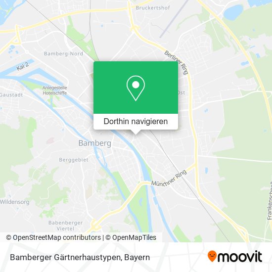 Bamberger Gärtnerhaustypen Karte