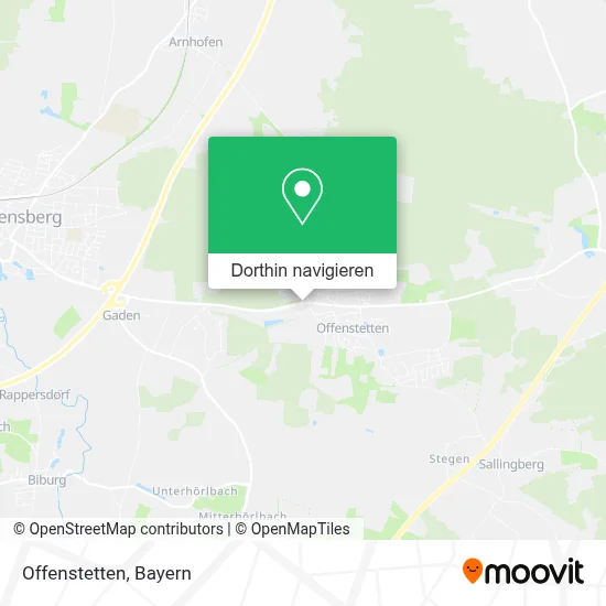 Offenstetten Karte