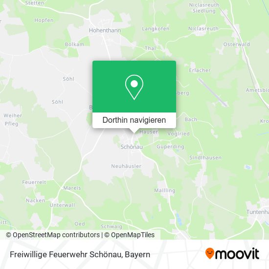 Freiwillige Feuerwehr Schönau Karte