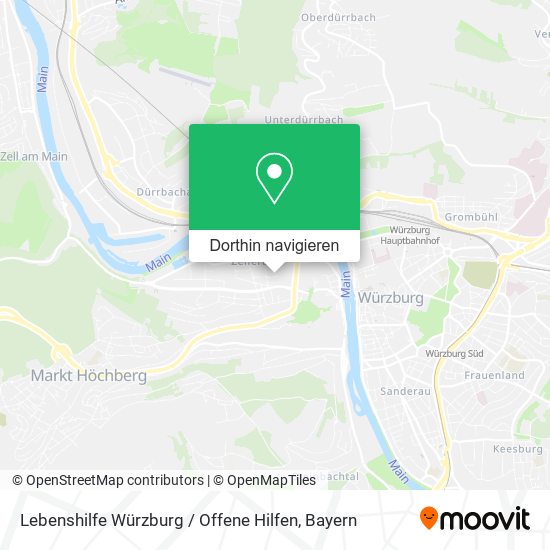 Lebenshilfe Würzburg / Offene Hilfen Karte