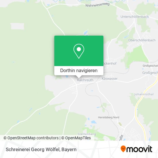 Schreinerei Georg Wölfel Karte