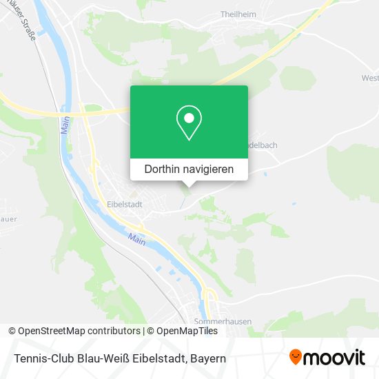 Tennis-Club Blau-Weiß Eibelstadt Karte
