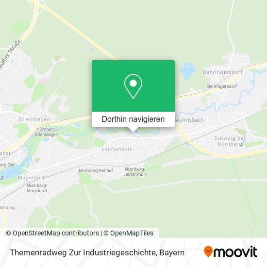 Themenradweg Zur Industriegeschichte Karte