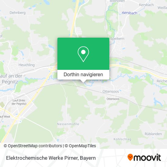 Elektrochemische Werke Pirner Karte