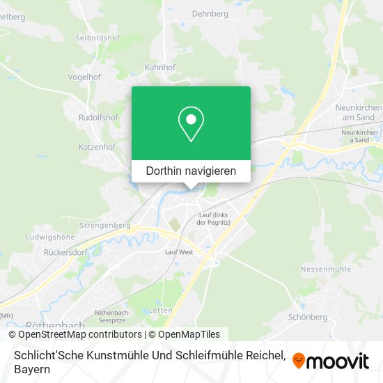Schlicht'Sche Kunstmühle Und Schleifmühle Reichel Karte