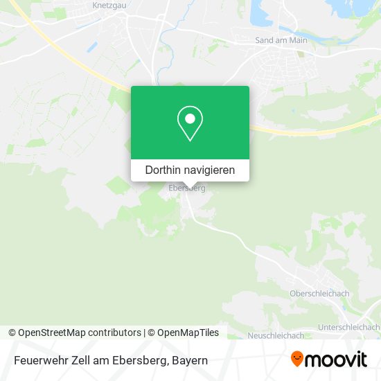 Feuerwehr Zell am Ebersberg Karte