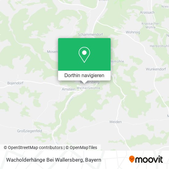 Wacholderhänge Bei Wallersberg Karte