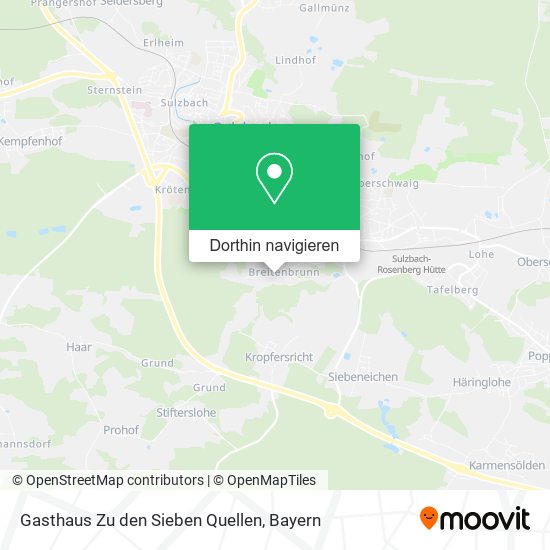 Gasthaus Zu den Sieben Quellen Karte