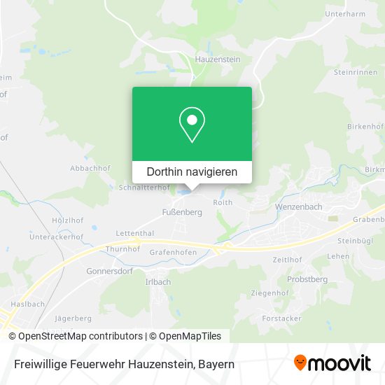 Freiwillige Feuerwehr Hauzenstein Karte