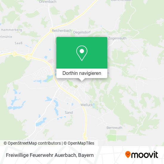 Freiwillige Feuerwehr Auerbach Karte