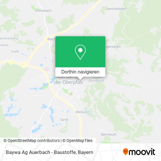 Baywa Ag Auerbach - Baustoffe Karte