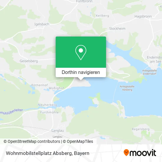 Wohnmobilstellplatz Absberg Karte