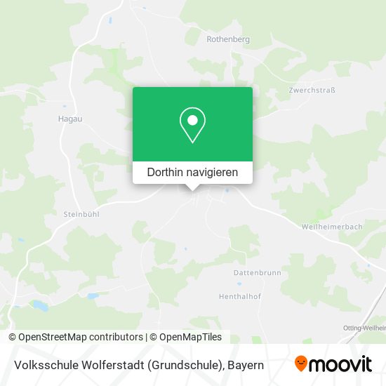 Volksschule Wolferstadt (Grundschule) Karte