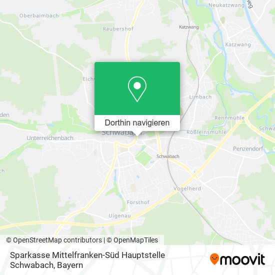 Sparkasse Mittelfranken-Süd Hauptstelle Schwabach Karte