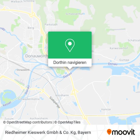 Riedheimer Kieswerk Gmbh & Co. Kg Karte