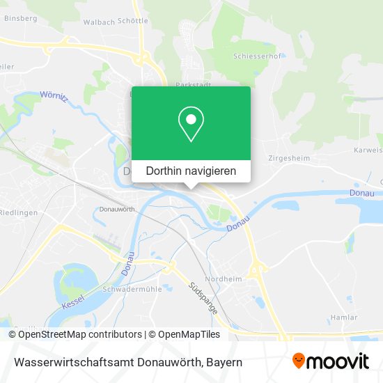 Wasserwirtschaftsamt Donauwörth Karte