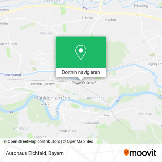 Autohaus Eichfeld Karte