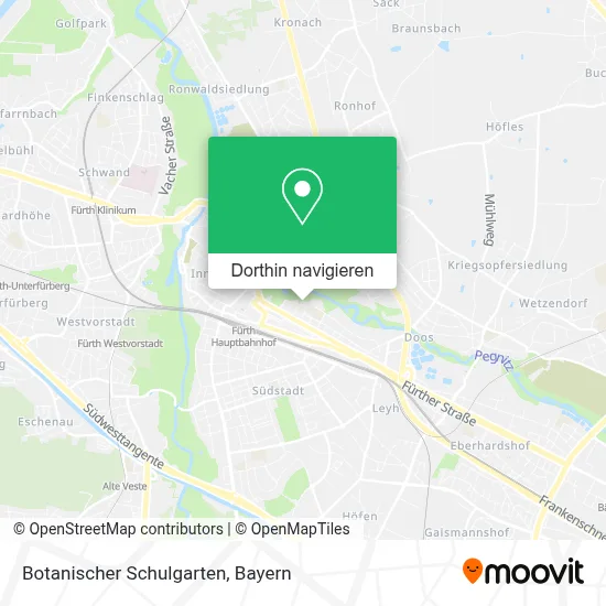 Botanischer Schulgarten Karte