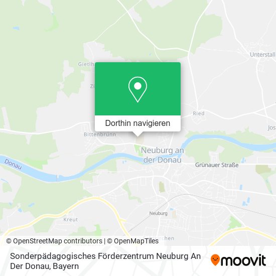 Sonderpädagogisches Förderzentrum Neuburg An Der Donau Karte