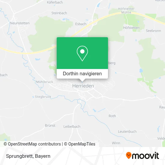 Sprungbrett Karte